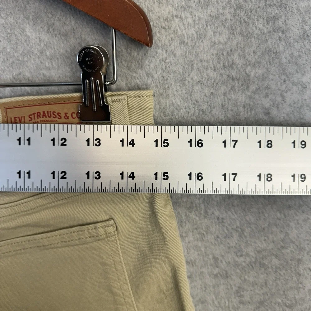 Levi's 721 High Rise Skinny Utility Women's 29x28 Khaki Beige Stretch‎ Denim NWT